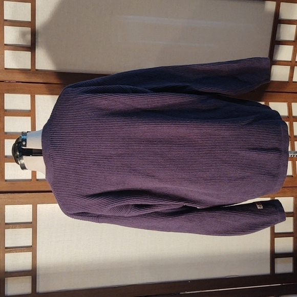 Vintage Columbia Navy Merino Wool Blend Ribbed Sweater Sz XL - Picture 5 of 10